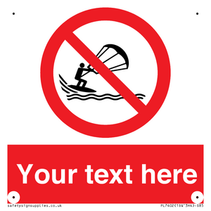 Custom No kite surfing